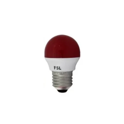 AMPOLLETA LED DE COLORES 2W ROJA