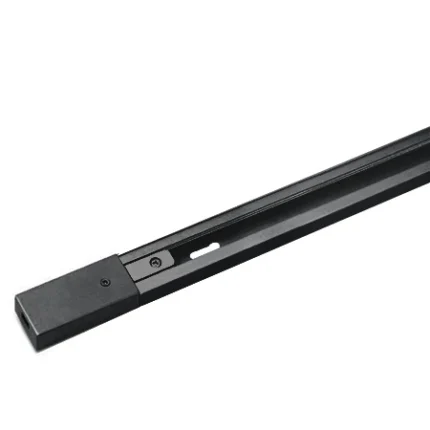 RIEL ELECTRICO NEGRO PORTA FOCOS PARA RIEL